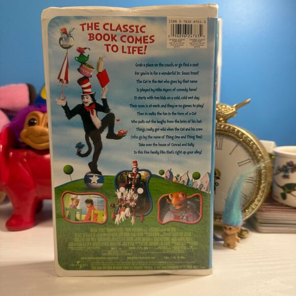 Dr. Seuss’ The Cat in the Hat VHS (2004) – Clamshell, Tested & Working - Picture 2 of 3